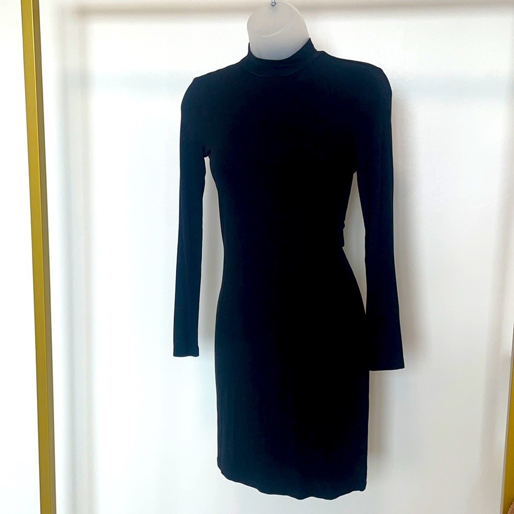 Black Bodycon Mini Dress XS
